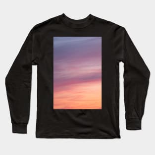 Colorful sunset clouds at dusk sky scape Long Sleeve T-Shirt